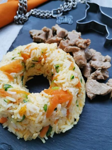 SFORMATINO DI RISO BASMATI CON AGNELLO - PARTICOLARE